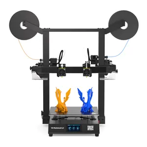 Tronxy Technology เครื่องพิมพ์3D ใหม่2021เสิ่นเจิ้นในหนึ่ง Gemini S impresora 3D โหมดการพิมพ์ทั้ง4แบบให้การขึ้นรูป3D อัตโนมัติ