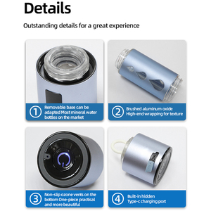 Oem & ODM chấp nhận 5000ppb 230ml Alkaline Hydrogen USB powered nước Ionizer chai pem nước điện cho văn phòng du lịch xe - Product Image 4