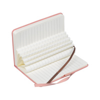 Sangle multifonctionnelle en PU souple avec cordon élastique, capacité de production garantie, formats de pages intérieures optionnels pour carnet