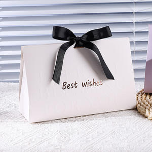 Custom Art Paper Folding <b>Wedding</b> Gift Bag Exquisite Bow Boutique Design for Festive Occasions Professional Manufacturer - Product Image 6