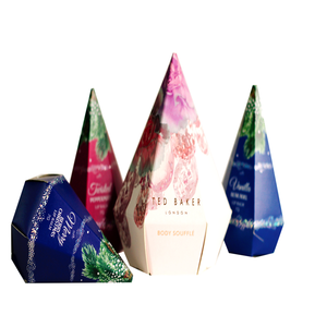 Factory Custom Triangle Folding Paper Small Box Packaging