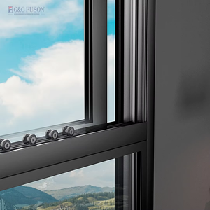 Bán Buôn Tiết Kiệm Năng Lượng Tempered Glass Không Thấm Nước Hợp Kim Nhôm Dọc Ngang Trượt Cửa Sổ Louver Rèm Cửa Cho Nhà Bếp - Product Image 2