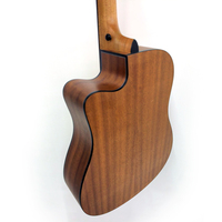 High Quality Acoustic Guitar Set for Beginners-Solid Spruce Wood Body Engineered Wood Fretboard 6-String