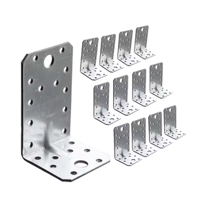 Support mural en <span class=keywords><strong>U</strong></span> simple face en acier inoxydable robuste sur mesure avec surface zinguée pour la construction - Product Image 3