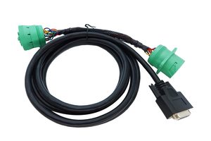 Kabel Harness Otomotif Truk Tembaga Berisolasi PVC Tipe 2 J1939 DB15 Hijau Male ke Female untuk Perangkat ELD Y - Product Image 5