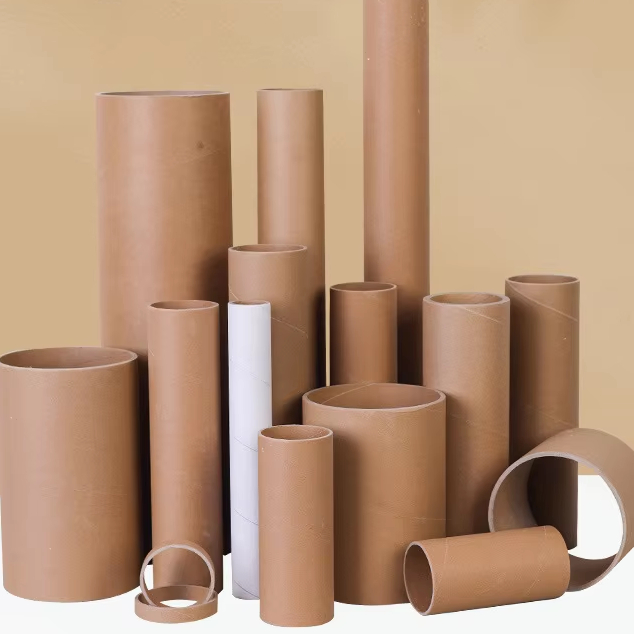 WHITE and BROWN Craft Paper Tube, Cardboard Tubes, Paper Canisters for Glitter, Eco Paper Tube for DIY Telescope, Gift Packing