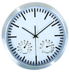 Horloge murale classique à affichage à aiguilles en quartz, en métal galvanisé argenté, à <span class=keywords><strong>chiffres</strong></span> grands, style campagne française, pour salon - Product Image 5