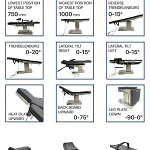 Electric Operating Table For Hospital Use Multi Functional With Lifting Mechanism Gynecological Examination Bed Delivery Bed - Product Image 3