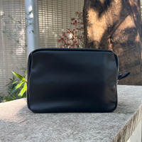 Sac de toilettage noir PU organisateur de voyage Dopp Kit 25 pièces Lot GA entrepôt sac de rasage pour accessoires de toilette DOM106137