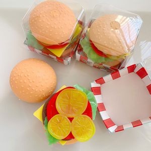 ของเล่นบีบแฮมเบอร์เกอร์สุดสร้างสรรค์ ตลก แก้เครียด ของเล่นบีบเล่นเสริมสมาธิ ทำจากวัสดุ TPR สำหรับเด็ก - Product Image 4