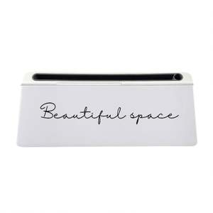 Alta calidad conveniente y práctico soporte para tableta de teléfono móvil pizarra de escritorio de vidrio blanco - Product Image 3