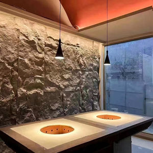 GS Stone Modern Tarz Su Geçirmez Hafif Ateşe Dayanıklı PU Yapay İnce Levha Duvar Paneli Endüstriyel Dış Mekan Duvar Dekoru - Product Image 6