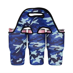 Paquete personalizado de 3 Latas de agua de cerveza de neopreno aisladas, portabotellas, funda para botella de cerveza, bolsa de mano para latas de cerveza - Product Image 4