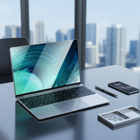 Portátil Delgado de 15.6 Pulgadas, Intel Celeron N4200, 12GB RAM, 512GB SSD, Panel IPS Inalámbrico, Pantalla 16:10, Notebook Empresarial, Windows 10/11
