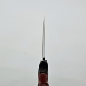 Couteau Bowie en acier Damas fait main en gros avec manche en bois et étui en cuir fin Couteau d'extérieur Couteau en gros - Product Image 6