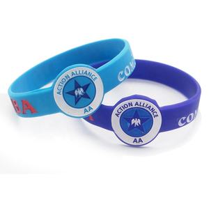 Silikon Nigeria Gummi Werbe armbänder <span class=keywords><strong>Glow</strong></span> in the Dark <span class=keywords><strong>Hand</strong></span> bänder mit einzigartigem Stil - Product Image 1