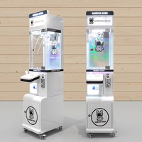 Muntbediende spellen kleine kraanautomaat mini kraanautomaat voor winkelcentrum kraan met knuffel voor vermaak