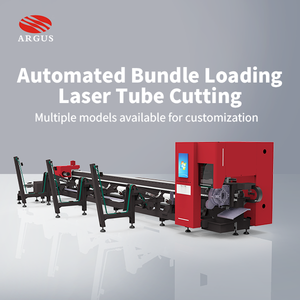 Machine <span class=keywords><strong>de</strong></span> découpe laser <span class=keywords><strong>de</strong></span> tubes métalliques entièrement automatique <span class=keywords><strong>ARGUS</strong></span> 3000W à 5 axes pour tubes en acier inoxydable, CNC à montage latéral - Prix usine - Product Image 3