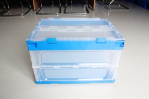 Nexara có thể tái chế lớn nhựa đóng mở thùng hộp rắn cho doanh thu hậu cần và lưu trữ thiết kế xếp chồng - Product Image 3