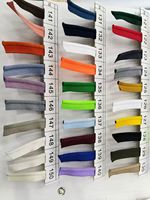 Cinta de poliéster de 1 cm de ancho con letras, multicolor, para ribetes de camisetas, detalles de sudaderas y correas de bolsos. ¡En stock!