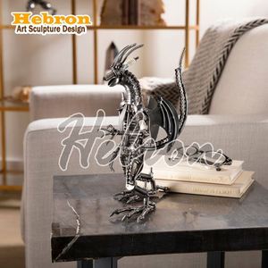 Modelo de Velero Metálico Nórdico, Decoraciones Creativas para Escritorio, Decoración del Hogar, Escultura de Metal de <span class=keywords><strong>Batman</strong></span> - Product Image 5