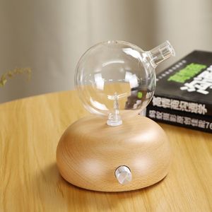Difusor de Aroma de Vidrio YXKX-014 de 0.5L con Base de Madera, Luz LED, Tipo Niebla, Alimentación USB, Uso Doméstico y Comercial - Product Image 5