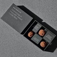 Vente en gros de boîte d'emballage cadeau de tiroir à chocolat de luxe personnalisé pour chocolats avec séparateurs en papier
