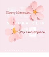 Clips alimentaires magnétiques Sakura - 5 pièces, fermetures de sacs de cuisine mignonnes, maintien solide pour les collations, le thé et les épices, organisateur de réfrigérateur Kawaii