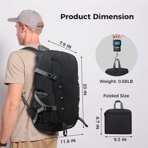 Sac à dos de randonnée de jour léger-Pack compact et polyvalent pour de courts voyages, des aventures en plein air et une utilisation quotidienne - Product Image 6