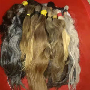 Extensiones de cabello humano trenzado, sin procesar, rubio miel natural, sin procesar, virgen europea, rusa, para pelucas Judías - Product Image 1