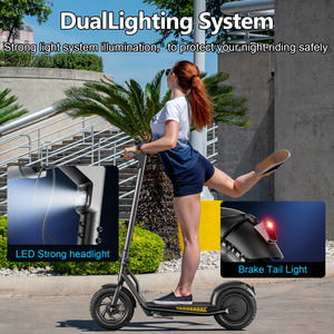 Trottinette électrique 36V 15Ah avec pneus gonflables de 12 pouces, idéale pour les trajets quotidiens rapides, moteur 500W, charge maximale 120kg, livraison rapide et économique - Product Image 6