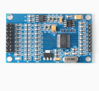 ADS1256 modul AD ADC 8-bit 8-channel berketepatan tinggi ADC akuisisi Data kartu Ic elektronik