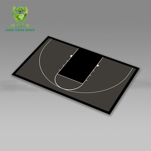 Suelo Deportivo de Plástico PP Suspendido, Encastrable, Antideslizante, para Cancha de <span class=keywords><strong>Baloncesto</strong></span>/Tenis/Fútbol Sala, Ensamblado, para Exteriores - Product Image 4
