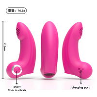 Klitoris G-Punkt Fingervibrator 10 Geschwindigkeiten Klitoris-Nippel-Massagegerät Erwachsenen-Sexspielzeug Stimulator Weibliche Masturbation Paar-Sexspielzeug