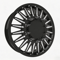Rines Forjados de Aleación de Aluminio Personalizados 22X8.25 30X8.25 con Tapas Centrales Flotantes 10X285.75 8X180 8X200 para Ram 3500