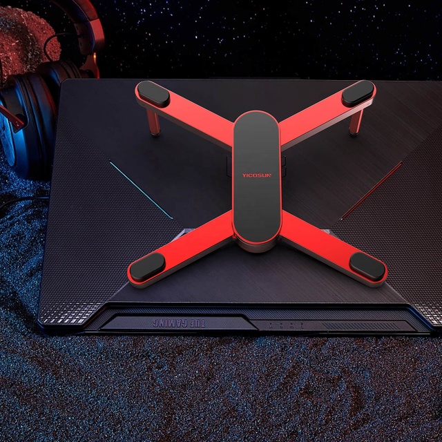 Ergonomic Adjustable Lap Stand Desk Tablet PC Holder Portable Notebook Riser for Ipad Macbook Office Home