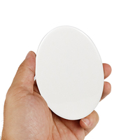 Tuile photo ovale en céramique personnalisée en gros pour la décoration de pierres tombales et monuments funéraires, image en porcelaine étanche pour utilisation sur les tombes