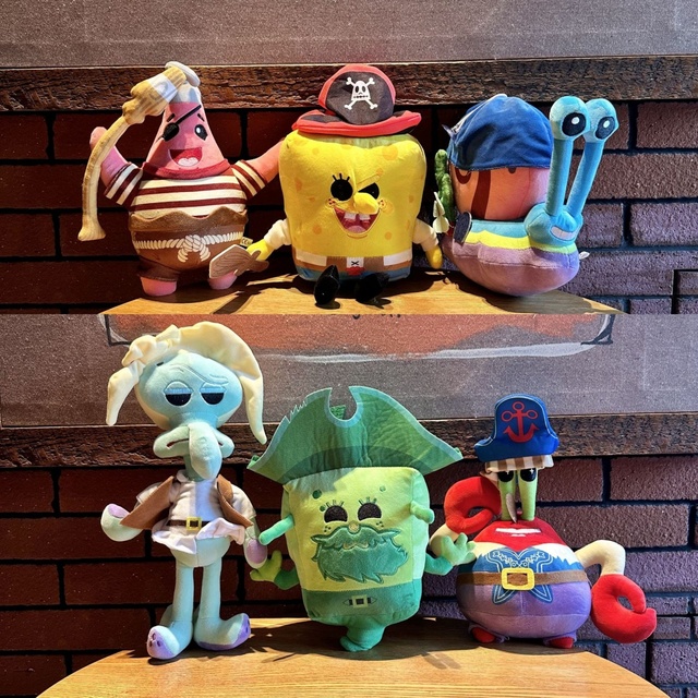 Wholesale 8-inch Pirate-themed for Underwater World Super Soft Plush Toys Arcade Claw Machine Dolls Stress