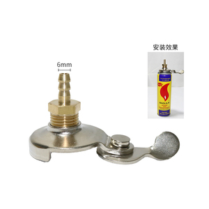 Nouvel ouvre-cartouche rapide en alliage d'aluminium pour réchaud de camping à gaz butane, avec dispositif anti-refoulement – Essentiels de cuisine de camping - Product Image 4