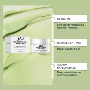 Crème de nuit blanchissante à l'algue marine, hydratante, raffermissante, <span class=keywords><strong>anti</strong></span>-âge, soin naturel de la peau, hydratant quotidien pour le visage pour femmes et hommes - Product Image 6