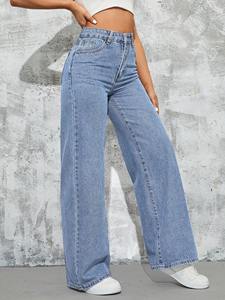 Meilleur jean en denim stretch délavé foncé à taille haute pour femmes pantalon moulant à fermeture éclair d'été avec motif 3D pantalon pour filles