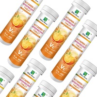 Suplemen Nutrisi Winstown Vitamin C Tablet Effervescent 1000mg Rasa Jeruk Vitamin C Kompleks Vitamin E Pil Multivitamin