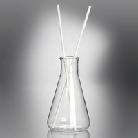 Bouteilles diffuseurs coniques en verre personnalisées en usine, de 50 ml à 300 ml, flacons en verre vides pour aromathérapie, couleur et logo personnalisables