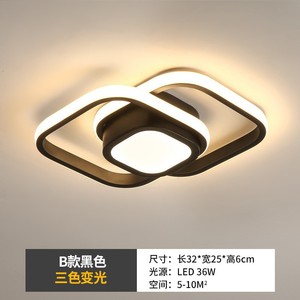 โคมไฟระย้า LED ทรงสี่เหลี่ยมทันสมัยปี 2026 โครงอะลูมิเนียม ฝาครอบอะคริลิก แสงสีขาวเย็น 3500K Ra80 รับประกัน 3 ปี ติดตั้งบนพื้นผิว สำหรับห้องนั่งเล่น - Product Image 3