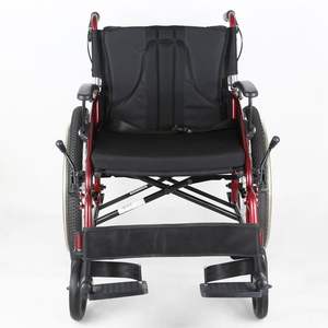 Fauteuil roulant pliable autopropulsé de 24 pouces, pneu utilisé sur un large éventail de rues, voiture de sport ergonomique et légère CT7404L-46 - Product Image 2