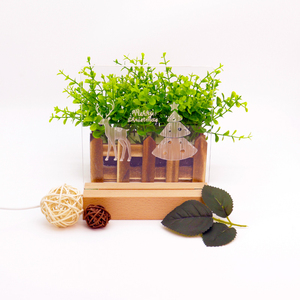 Rectángulo <span class=keywords><strong>haya</strong></span> artesanía Navidad patrón acrílico cálido luz blanca conversión madera cumpleaños regalo noche luz madera lámpara Base - Product Image 6