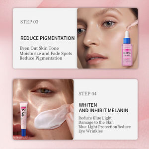 KORMESIC – Lot de Soins Éclaircissants et Anti-Imperfections : Crème Contour des Yeux Anti-Lumière Bleue, Lait Corporel, Crème Visage, Essence et Tonique - Product Image 5