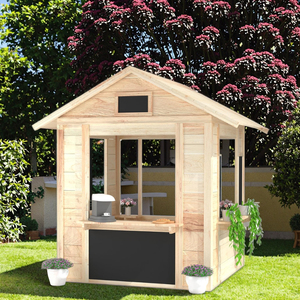 2025 nouveau pin massif naturel aire de <span class=keywords><strong>jeux</strong></span> extérieure en <span class=keywords><strong>bois</strong></span> multi-fonctionnel cabine décoration jeu interactif enfants Playhouse - Product Image 4