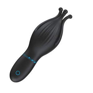 Male penis trainer, masturbator, 10-frequency <b>vibration</b>, prostate massager, penis head exerciser, adult sex toy. - Product Image 2