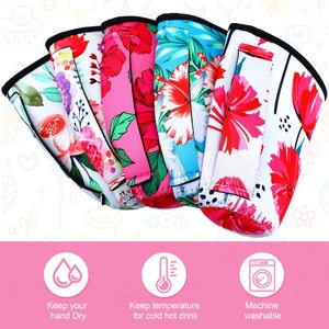Iced <b>Coffee</b> Sleeve Custom Insulator Reusable Sleeves for <b>Coffee</b> Neoprene Cup Holder Sleeve with Handle <b>Can</b> Koozies - Product Image 6